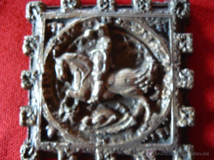 Antig&uuml;edades: RELIEVE EN BRONCE DE SANT JORDI - Foto 2