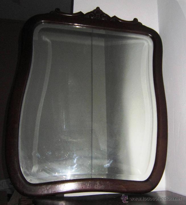 Antig&uuml;edades: ANTIGUO ESPEJO BISELADO - Foto 1