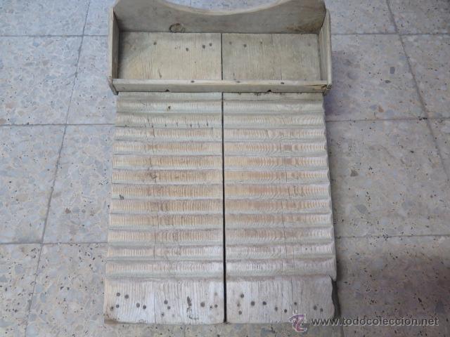 Antig&uuml;edades: Tabla de lavar. Tama&ntilde;o grande - Foto 2
