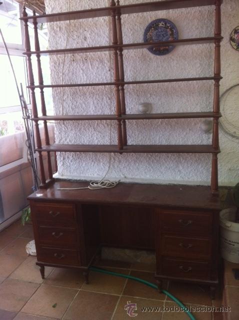 Antig&uuml;edades: ESCRITORIO LIBRERIA ANTIGUO - Foto 1