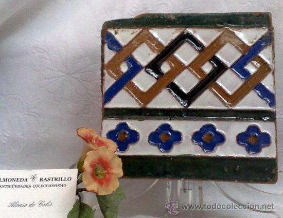 Antig&uuml;edades: ANTIGUO AZULEJO DE COLECCI&Oacute;N. - Foto 2