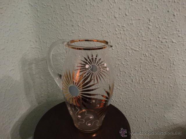 Antig&uuml;edades: Antigua jarra de cristal - Foto 2