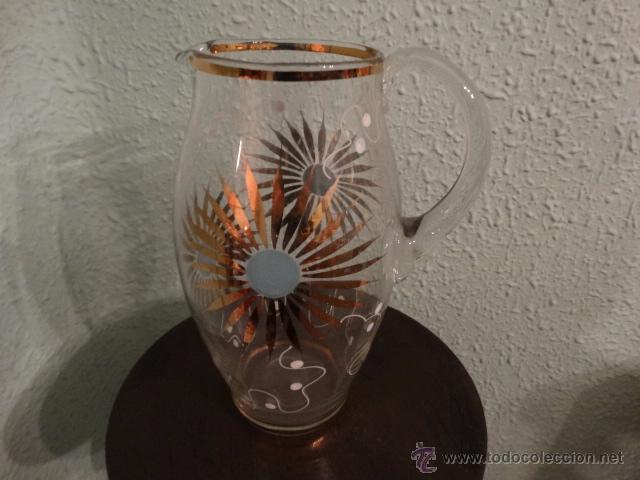 Antig&uuml;edades: Antigua jarra de cristal - Foto 4