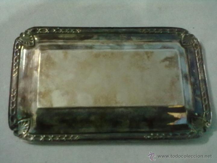 Antig&uuml;edades: BANDEJA METAL PLATEADO - Foto 2