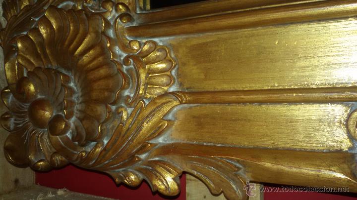 Antig&uuml;edades: Marco.Talla en madera.Espejo - Foto 3