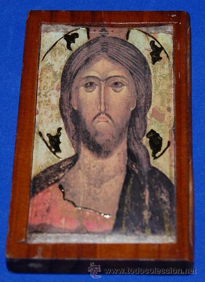 Antig&uuml;edades: TABLILLA ICONO PANTOCRATOR (REPLICA) - Foto 1