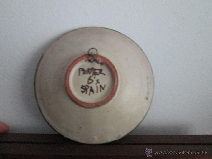 Antig&uuml;edades: plato de teruel marcado punter - Foto 2