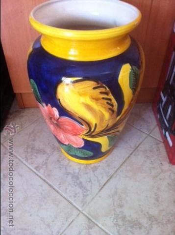 Antig&uuml;edades: JARRON GRANDE DE CERAMICA - Foto 1
