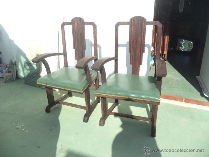 Antig&uuml;edades: parejas de sillones ardeco - Foto 1