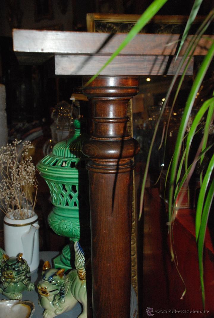 Antig&uuml;edades: ESPECTACULAR PAREJA DE COLUMNAS DE MADERA - Foto 3