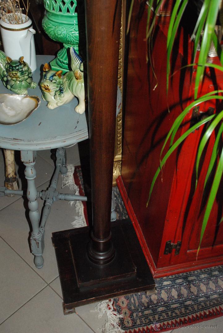 Antig&uuml;edades: ESPECTACULAR PAREJA DE COLUMNAS DE MADERA - Foto 5