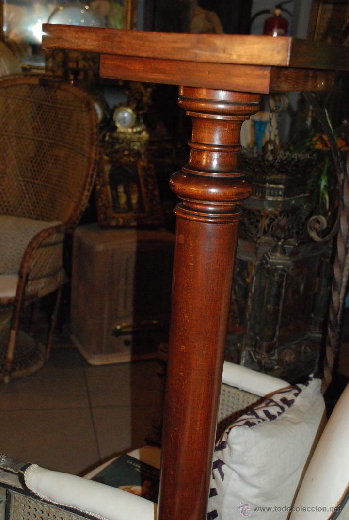 Antig&uuml;edades: ESPECTACULAR PAREJA DE COLUMNAS DE MADERA - Foto 7