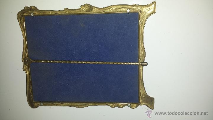 Antig&uuml;edades: PORTAFOTO BRONCE - Foto 2