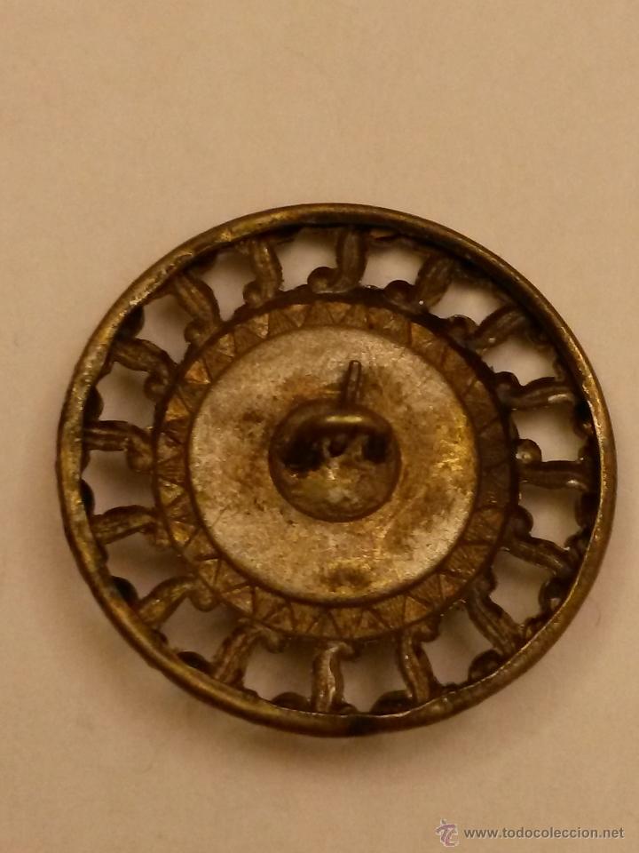 Antig&uuml;edades: Boton antiguo de 3,3 cms de diametro - Foto 2