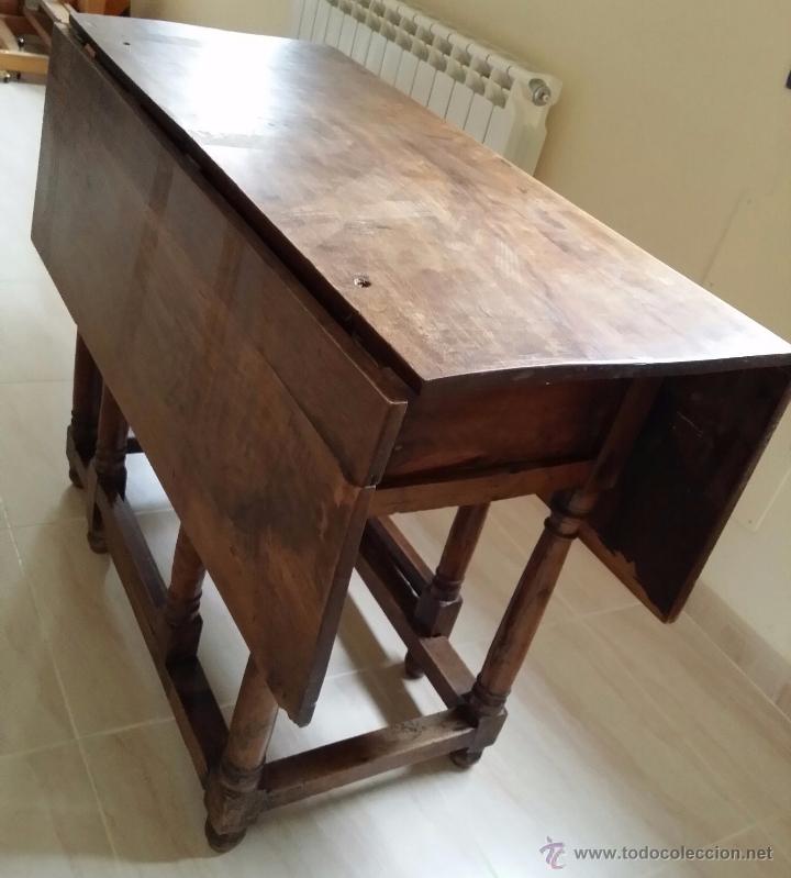 Antig&uuml;edades: MESA TOCINERA RESTAURADA - Foto 2