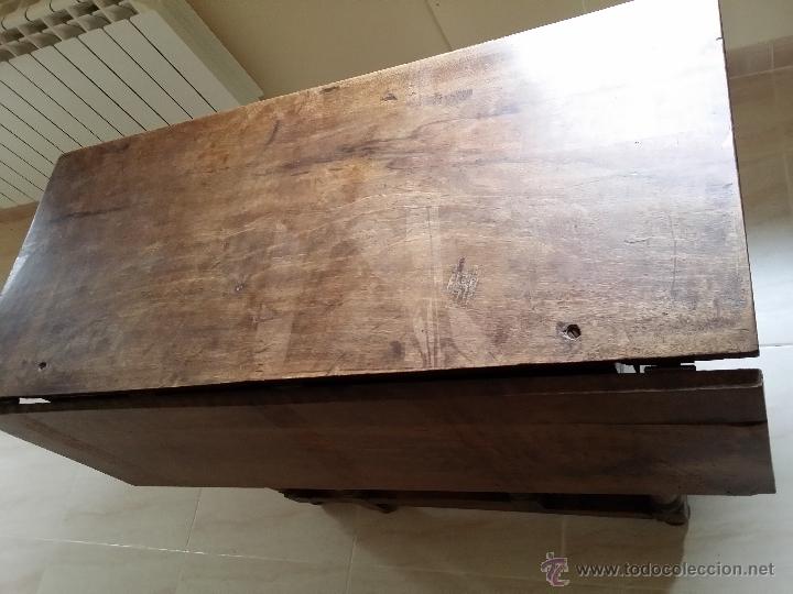 Antig&uuml;edades: MESA TOCINERA RESTAURADA - Foto 3