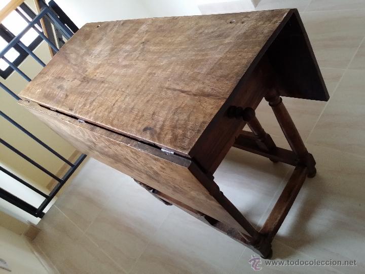 Antig&uuml;edades: MESA TOCINERA RESTAURADA - Foto 4