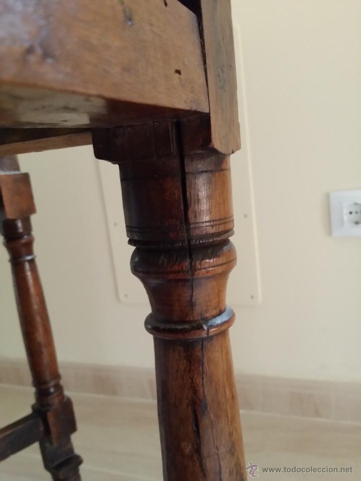 Antig&uuml;edades: MESA TOCINERA RESTAURADA - Foto 7