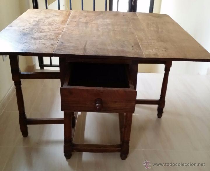 Antig&uuml;edades: MESA TOCINERA RESTAURADA - Foto 9