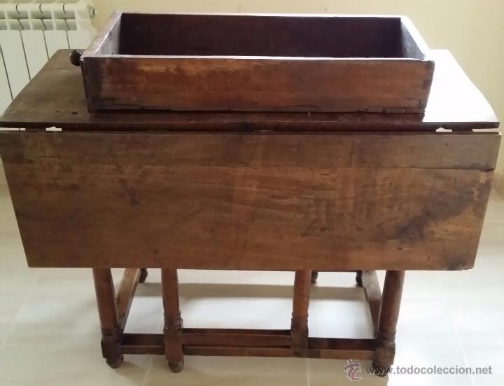 Antig&uuml;edades: MESA TOCINERA RESTAURADA - Foto 10
