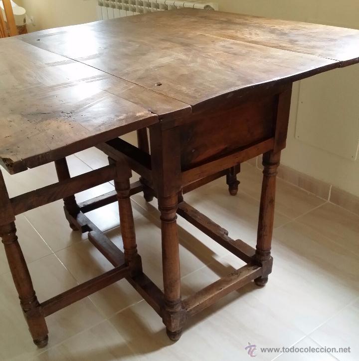 Antig&uuml;edades: MESA TOCINERA RESTAURADA - Foto 11