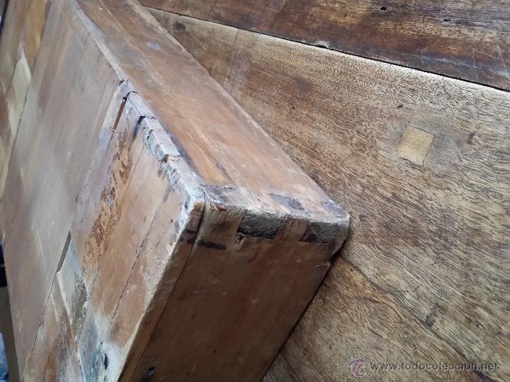 Antig&uuml;edades: MESA TOCINERA RESTAURADA - Foto 12