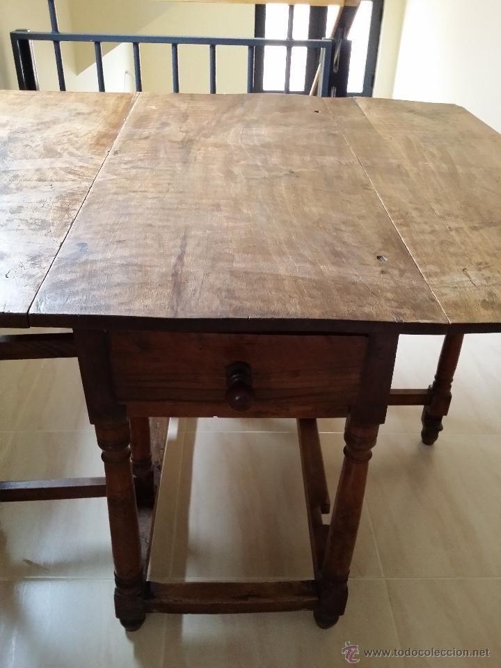 Antig&uuml;edades: MESA TOCINERA RESTAURADA - Foto 13