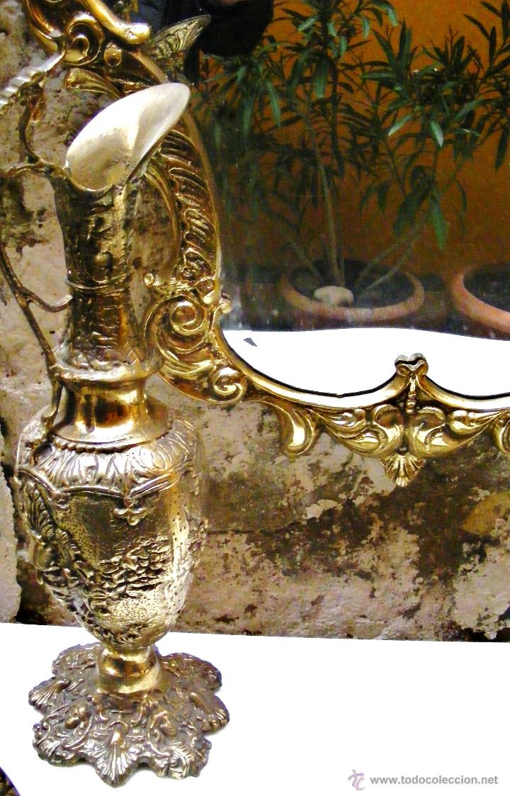 Antig&uuml;edades: RECIBIDOR ANTIGUO - BRONCE - Foto 6