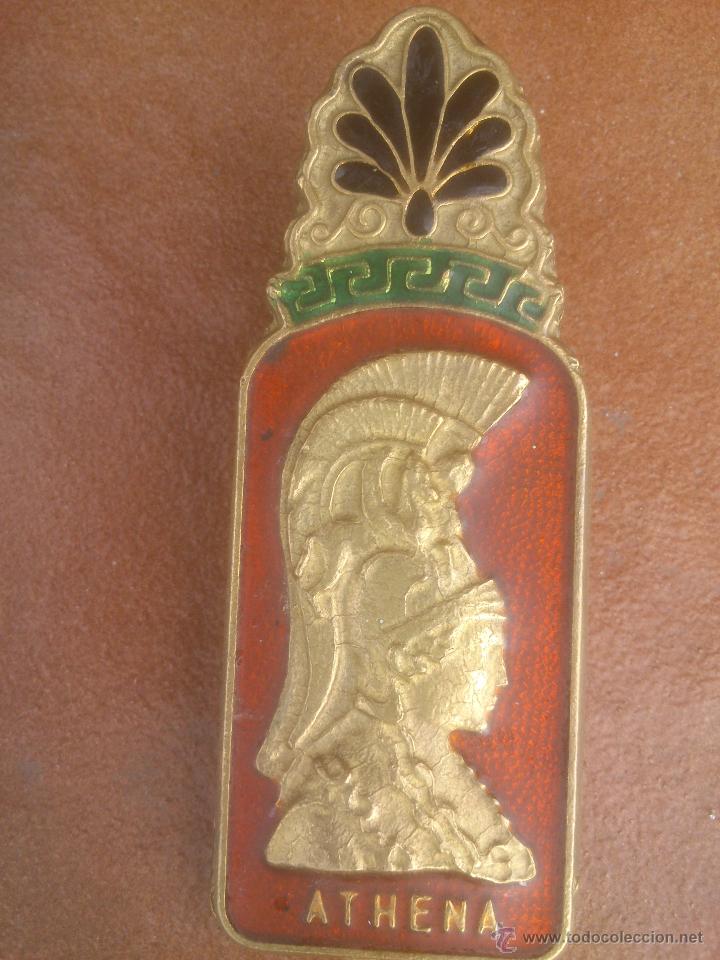 Antig&uuml;edades: ANTIGUA PINZA BRONCE ESMALTADO - Foto 1