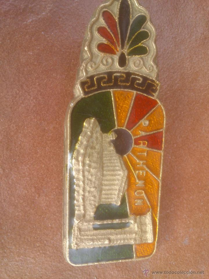 Antig&uuml;edades: ANTIGUA PINZA BRONCE ESMALTADO - Foto 2