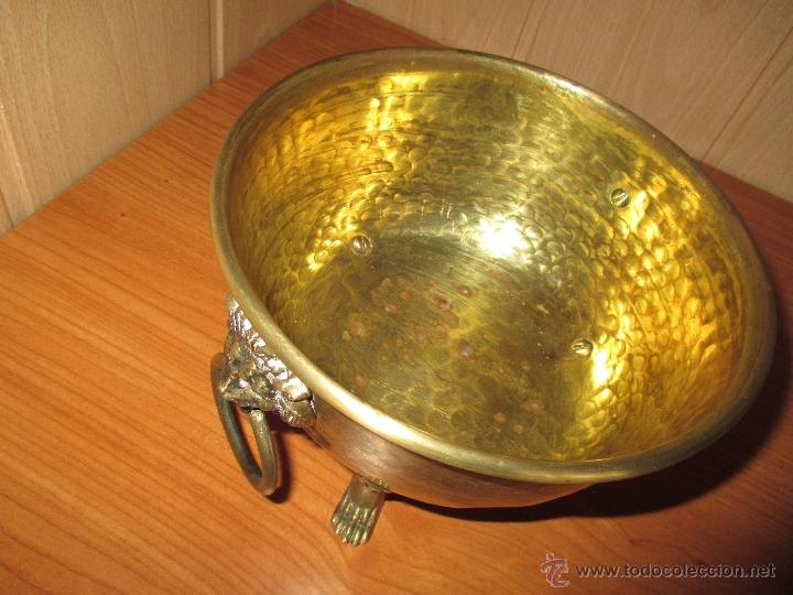 Antig&uuml;edades: RECIPIENTE DE LATON - Foto 3
