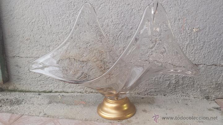 Antig&uuml;edades: antiguo centro de mesa en cristal murano. - Foto 1