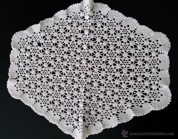 Antig&uuml;edades: Antiguo tapete crochet - Foto 1