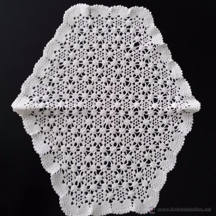 Antig&uuml;edades: Antiguo tapete crochet - Foto 2
