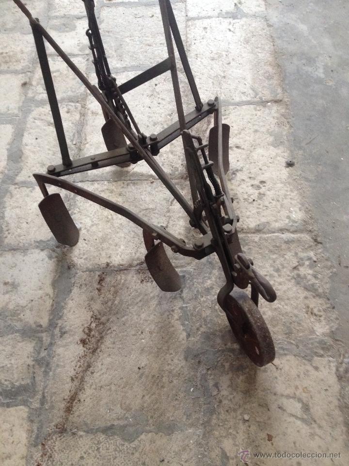 Antig&uuml;edades: ARADO DE HIERRO COMPLETO ANTIGUO - Foto 3