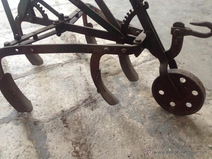 Antig&uuml;edades: ARADO DE HIERRO COMPLETO ANTIGUO - Foto 5