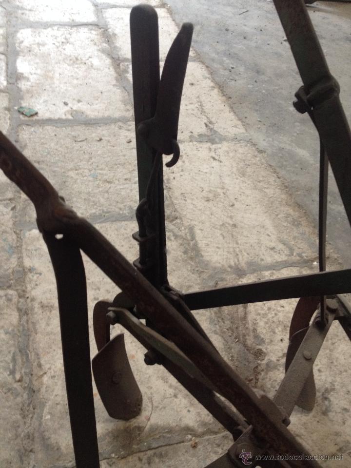 Antig&uuml;edades: ARADO DE HIERRO COMPLETO ANTIGUO - Foto 6