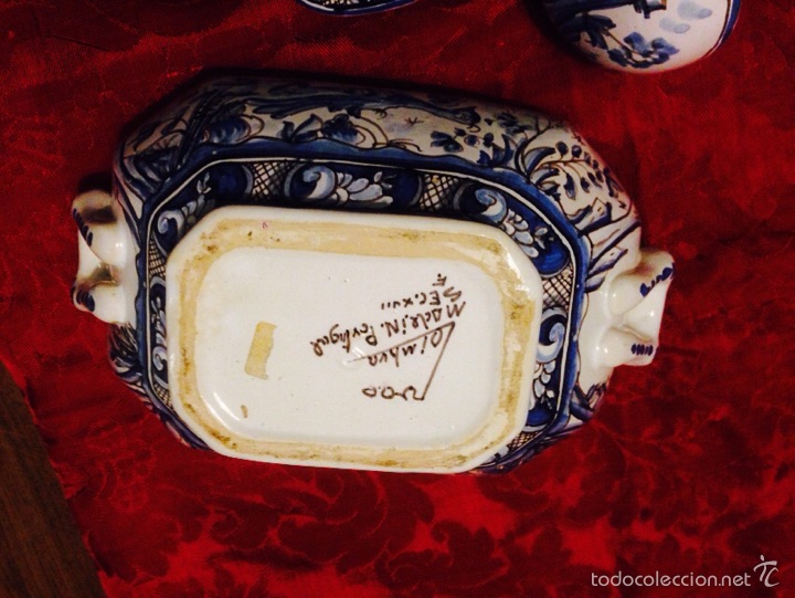 Antig&uuml;edades: Sopera de cer&aacute;mica tipo Talavera - Foto 6