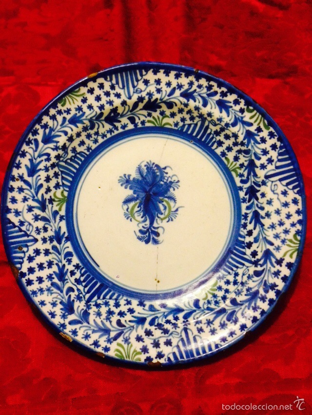 Antig&uuml;edades: Antiguo plato de Triana - Foto 1