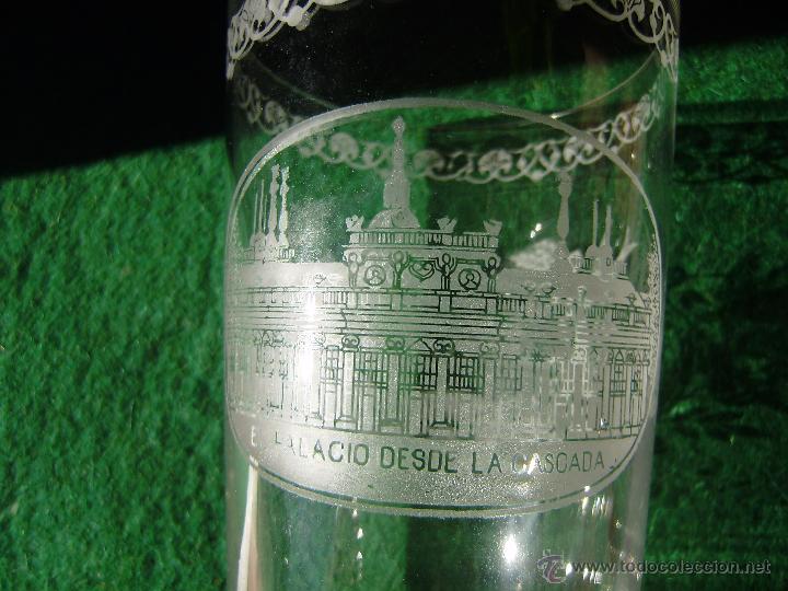 Antig&uuml;edades: Vaso de vidrio Rdo.de la Granja.La Granja. - Foto 3