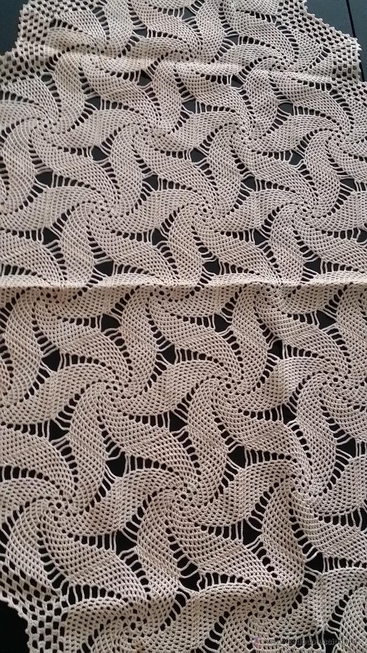 Antig&uuml;edades: Antiguo tapete crochet - Foto 1