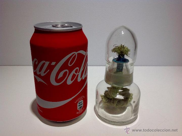 Antig&uuml;edades: ANTIGUO QUINQUE DE CRISTAL CON MECHA - Foto 5