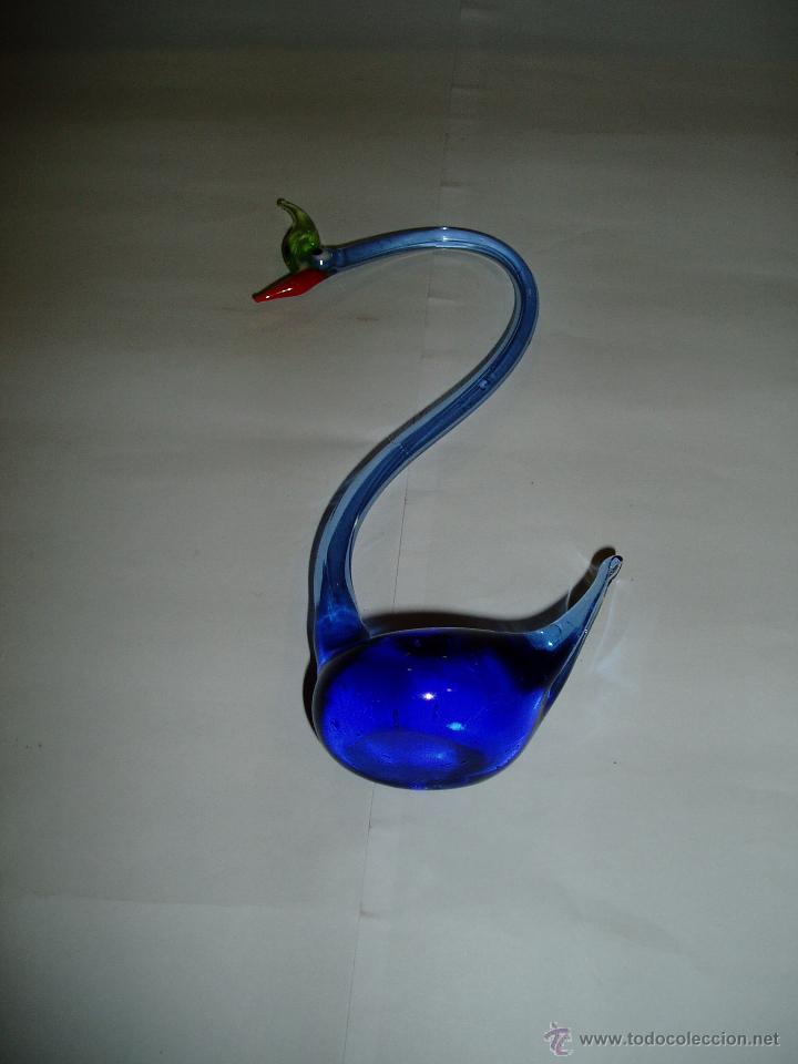 Antig&uuml;edades: CISNE DE CRISTAL DE MURANO - Foto 1