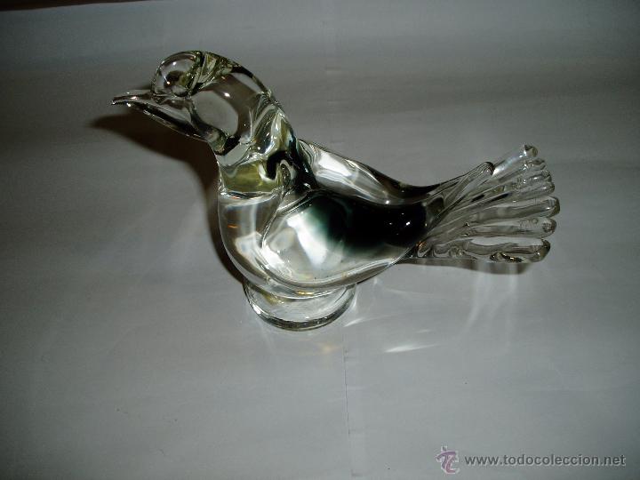 Antig&uuml;edades: P&Aacute;JARO DE CRISTAL DE MURANO - Foto 2