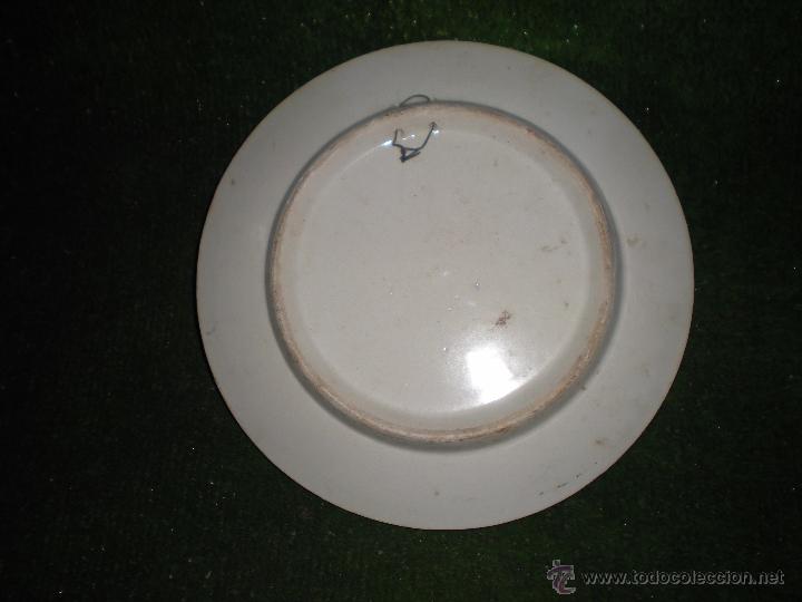 Antig&uuml;edades: Plato cer&aacute;mica antiguo - Foto 3