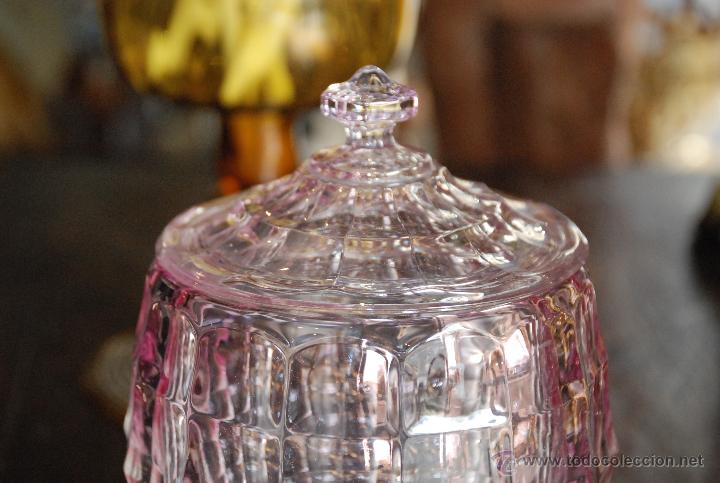 Antig&uuml;edades: BONITO TIBOR DE CRISTAL ROSA - Foto 2