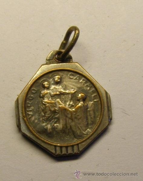 Antig&uuml;edades: Medalla de N&ordf; S&ordf; del Carmelo. - Foto 1