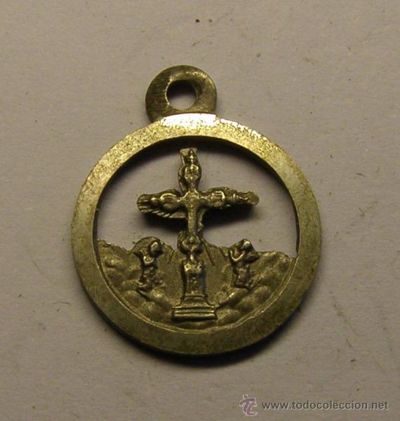 Antig&uuml;edades: Medalla religiosa de una cruz indeterminada. - Foto 1