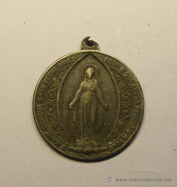 Antig&uuml;edades: Medalla religiosa de la Inmaculada Concepci&oacute;n.. - Foto 1