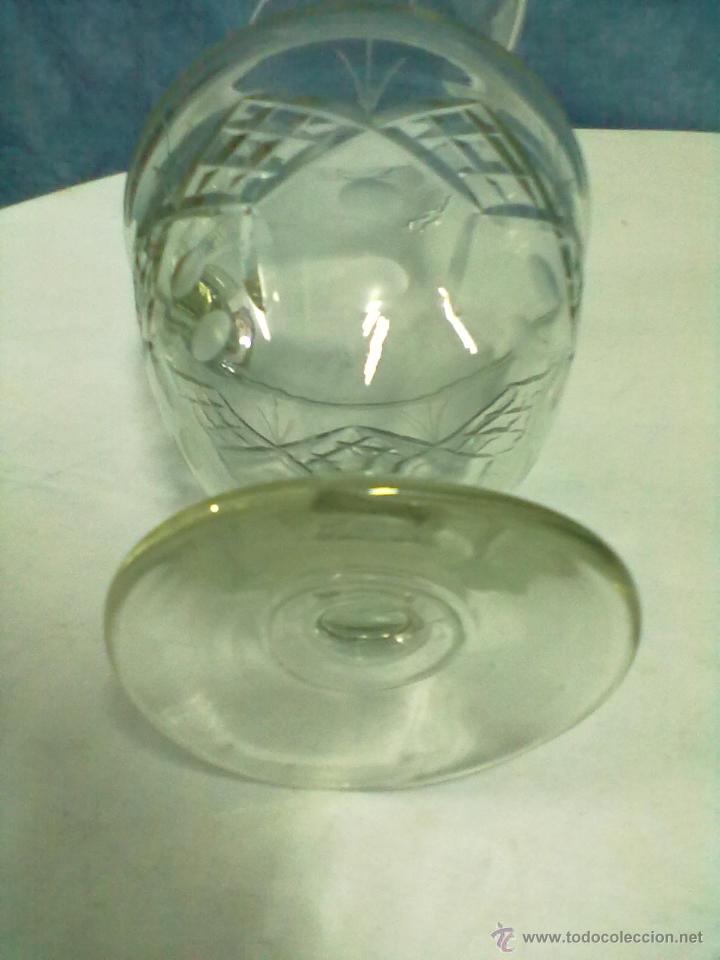 Antig&uuml;edades: JARRA CRISTAL TALLADO - Foto 6